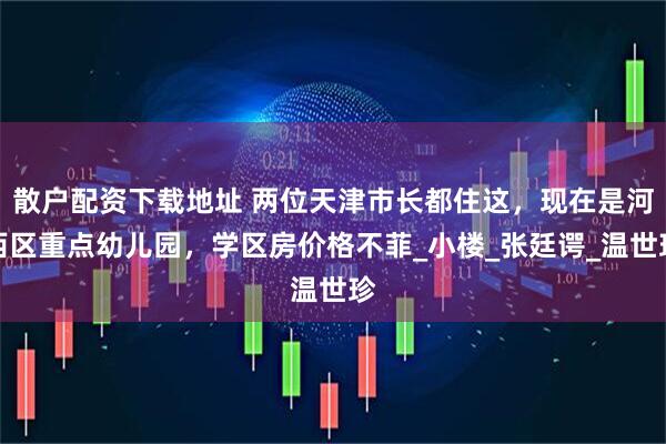 散户配资下载地址 两位天津市长都住这，现在是河西区重点幼儿园，学区房价格不菲_小楼_张廷谔_温世珍